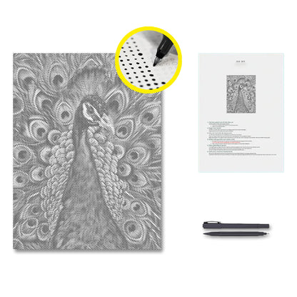 Peacock - Dot Painting