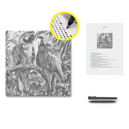 Parrot Bird - Dot Painting