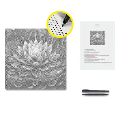 Mystical Lotus Flower - Dot Painting