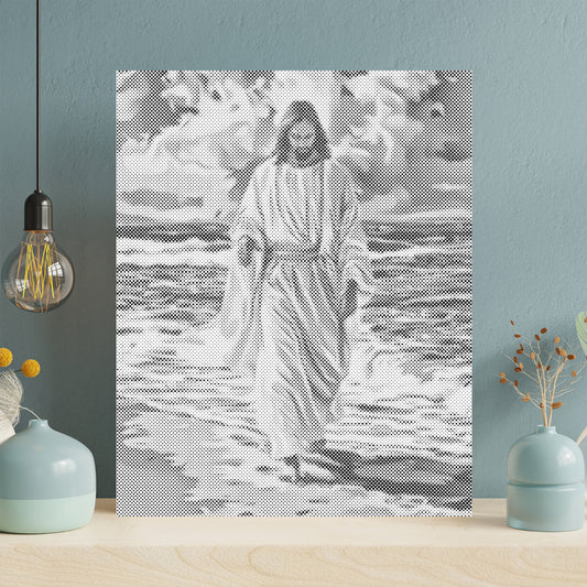 Divine Shore - Dot Painting