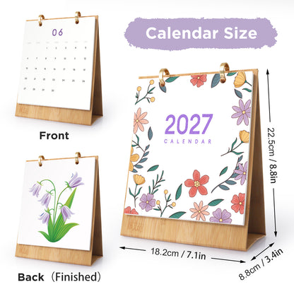Flowers Edition - 2027 Paint by Numbers Desk Calenda