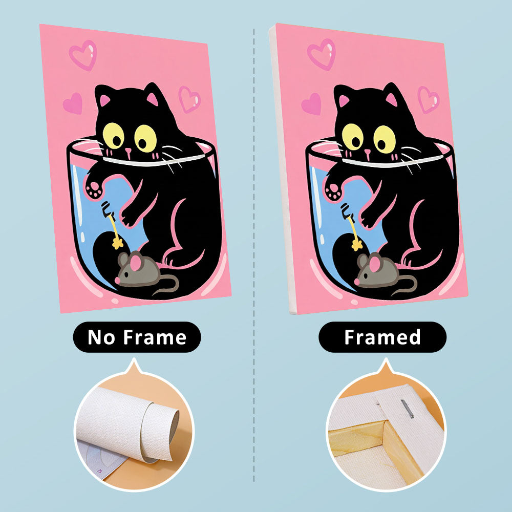 Pink Black Cats