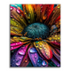 Flower with Raindrops - Paint by Numbers