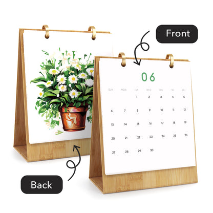 Plants Edition - 2027 Paint by Numbers Desk Calenda