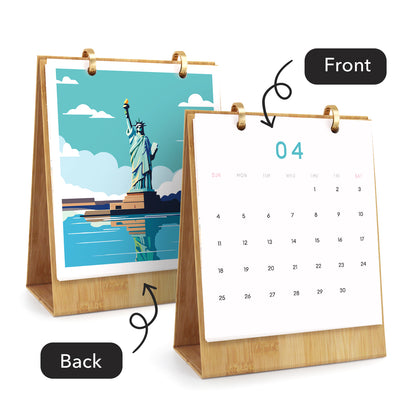 Travel Edition - 2027 Paint by Numbers Desk Calenda