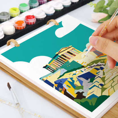 Travel Edition - 2027 Paint by Numbers Desk Calenda