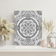 Golden Green Mandala - Dot Painting