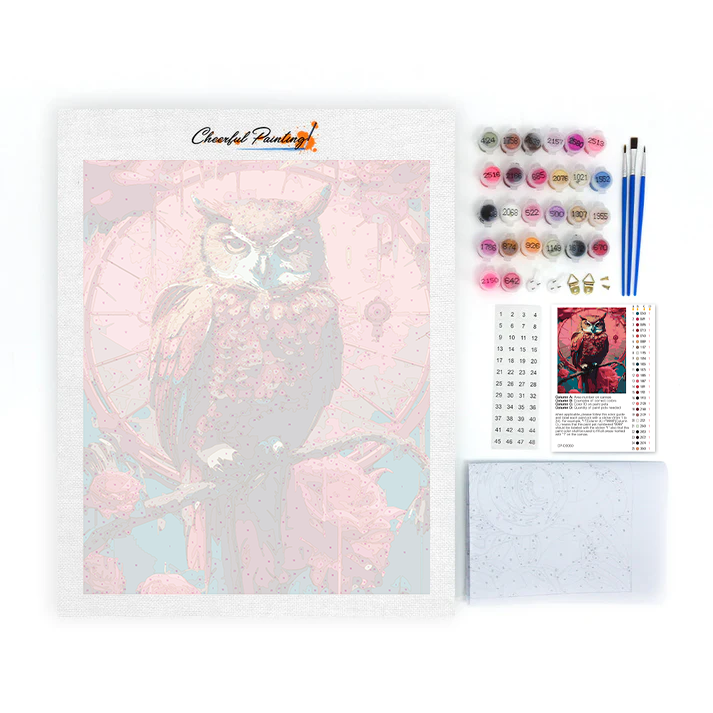 A owl - Paint by Numbers