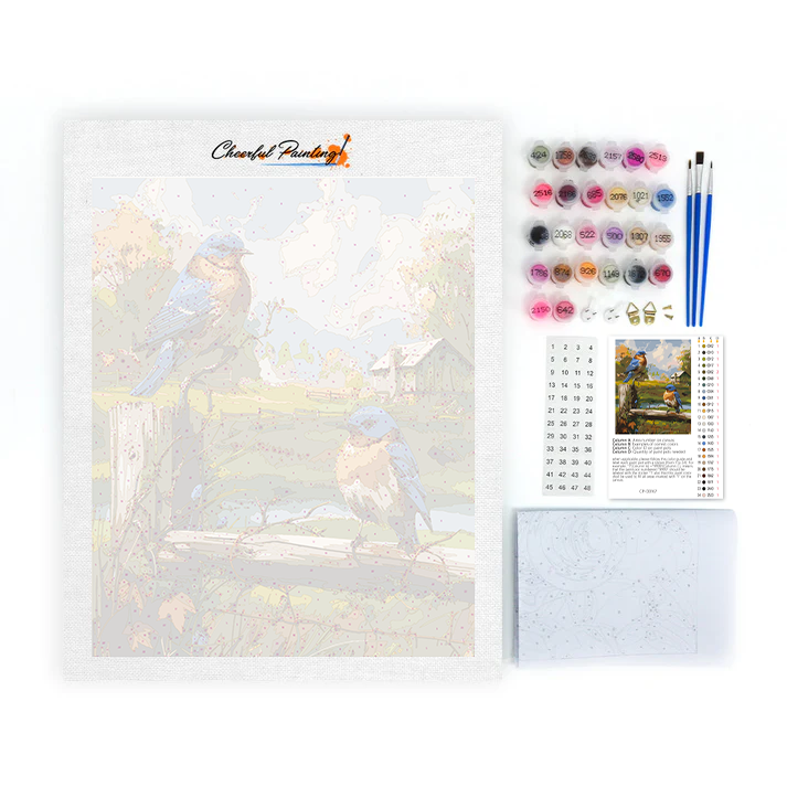Redbreast - Paint by Numbers
