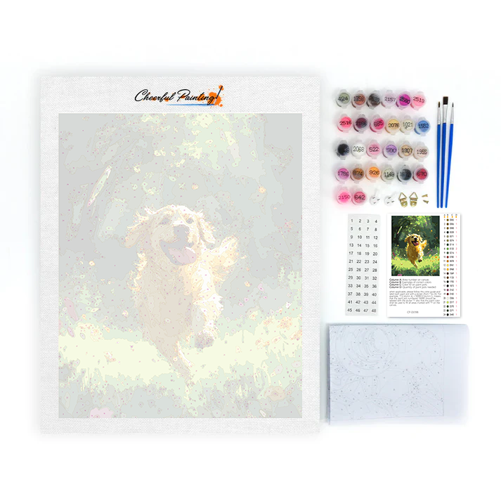 Golden Retriever - Paint by Numbers