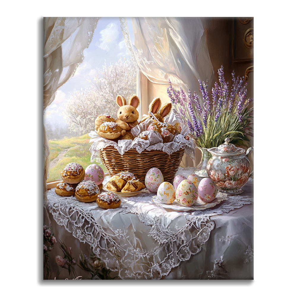 Easter Morning Delight - Paint by Numbers