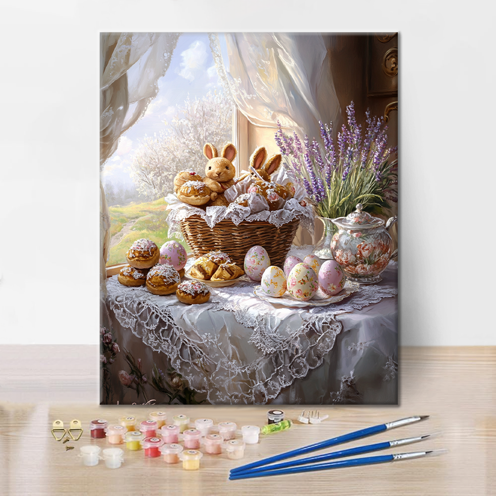 Easter Morning Delight - Paint by Numbers