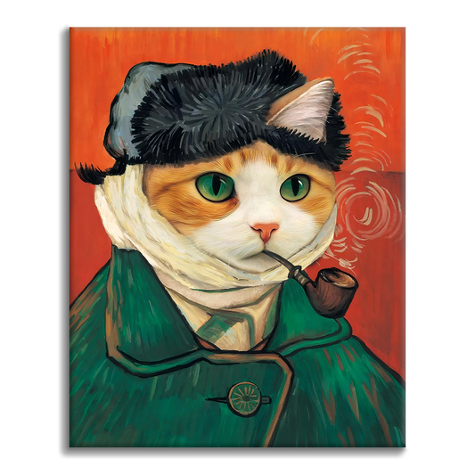 Self-Portrait of Cat - Paint by Numbers