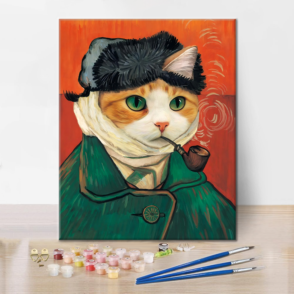 Self-Portrait of Cat - Paint by Numbers