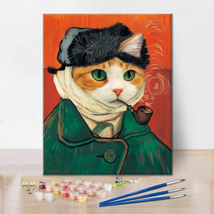 Self-Portrait of Cat - Paint by Numbers
