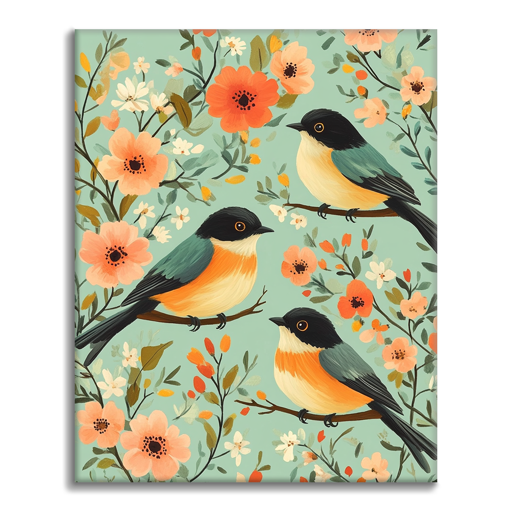 Spring Arrives - Paint by Numbers