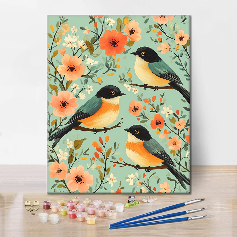 Spring Arrives - Paint by Numbers