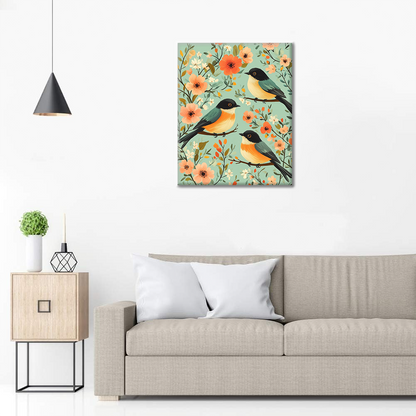 Spring Arrives - Paint by Numbers