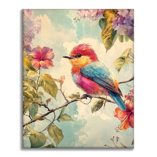 Colorful Bird - Paint by Numbers