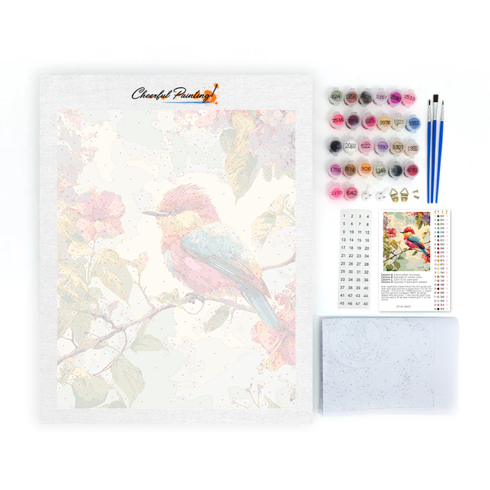 Colorful Bird - Paint by Numbers