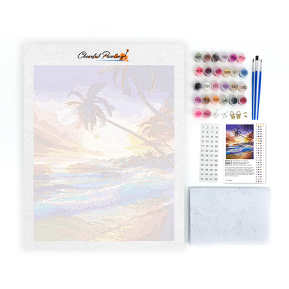 Tropical Beach - Paint by Numbers