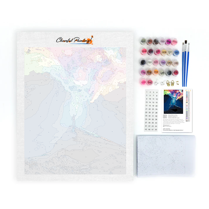 Colors of Space - Paint by Numbers
