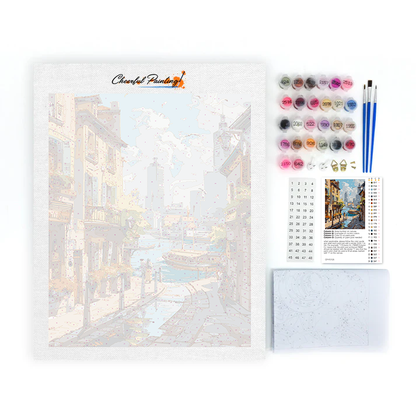Waterfront Promenade - Paint by Numbers