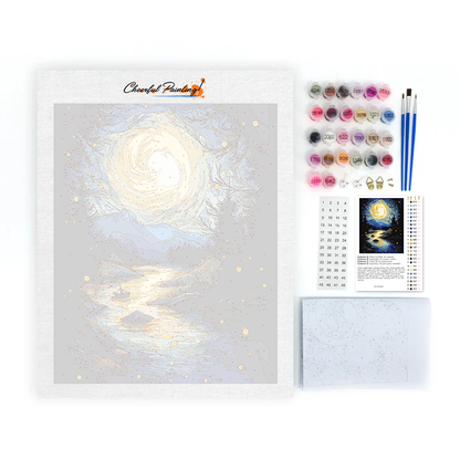 Star and Moonlight - Paint by Numbers