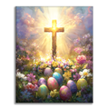 Glorious Easter Cross - Paint by Numbers