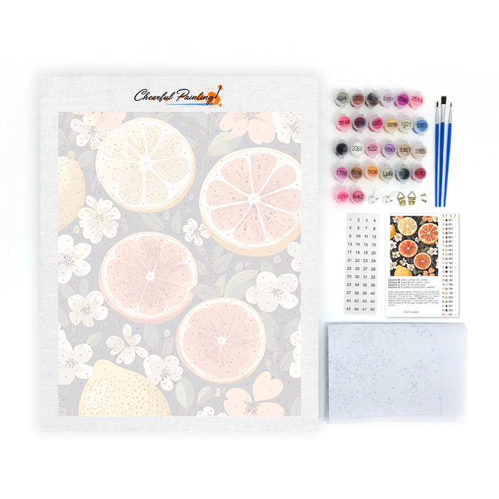 Lemon Fragrance - Paint by Numbers
