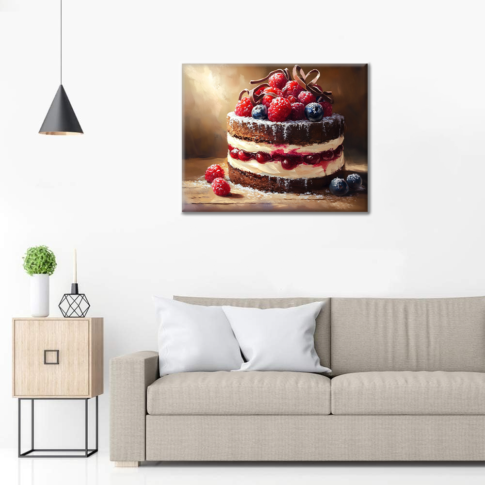 Mousse Cake - Paint by Numbers