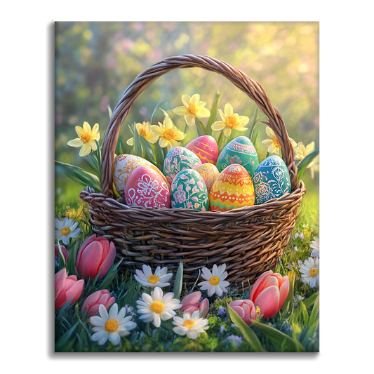 Spring Garden Joy - Paint by Numbers