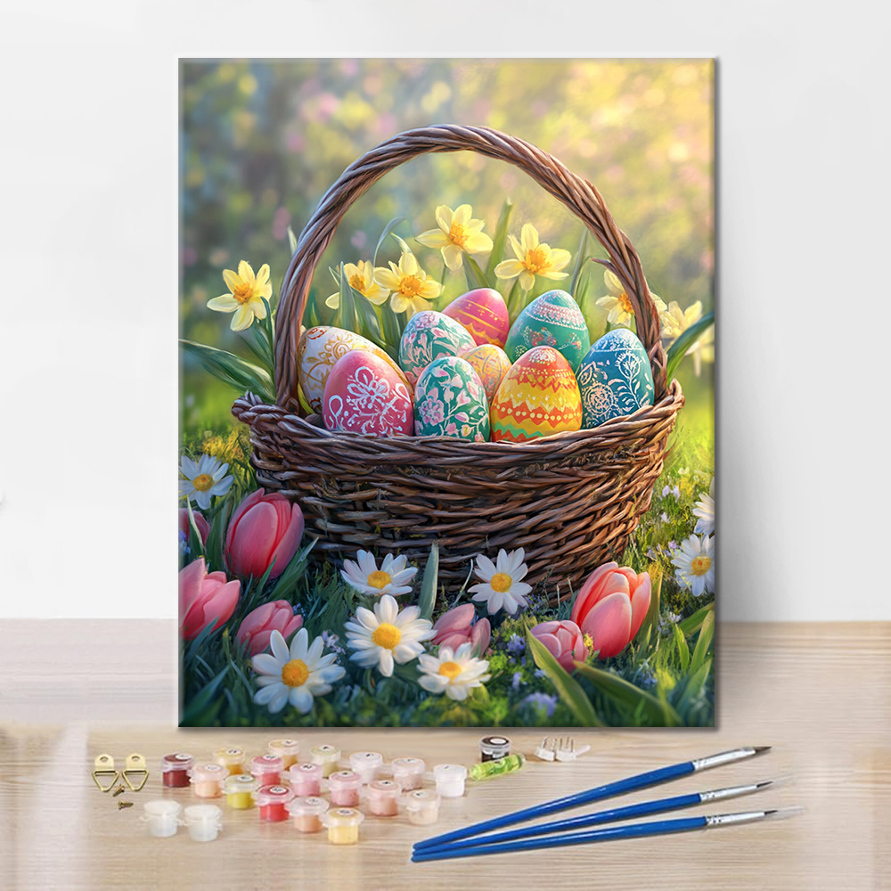Spring Garden Joy - Paint by Numbers