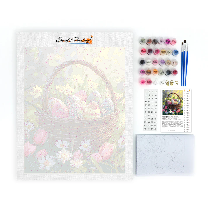 Spring Garden Joy - Paint by Numbers