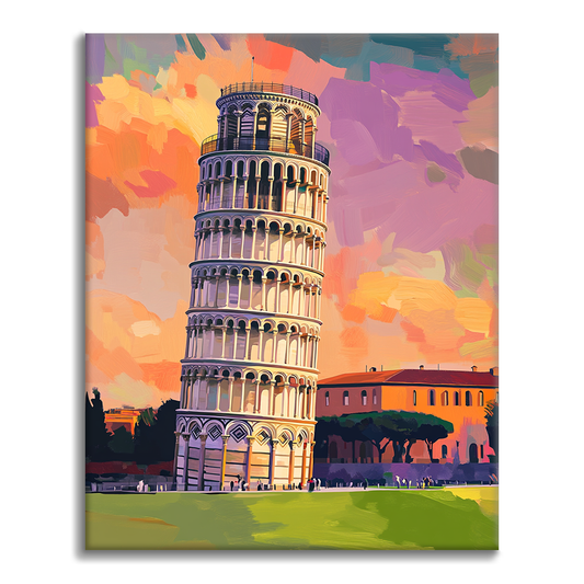 Torre di Pisa - Paint by Numbers