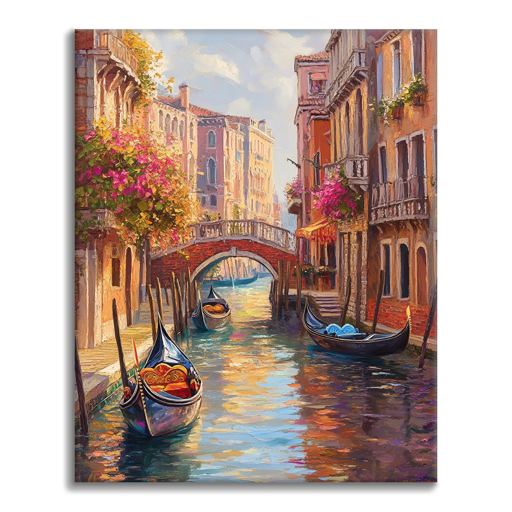 Venetian canals - Paint by Numbers