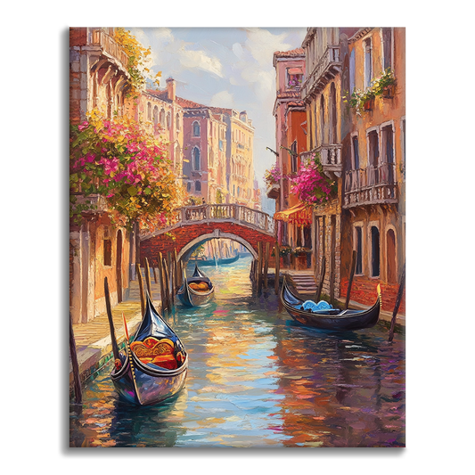 Venetian canals - Paint by Numbers