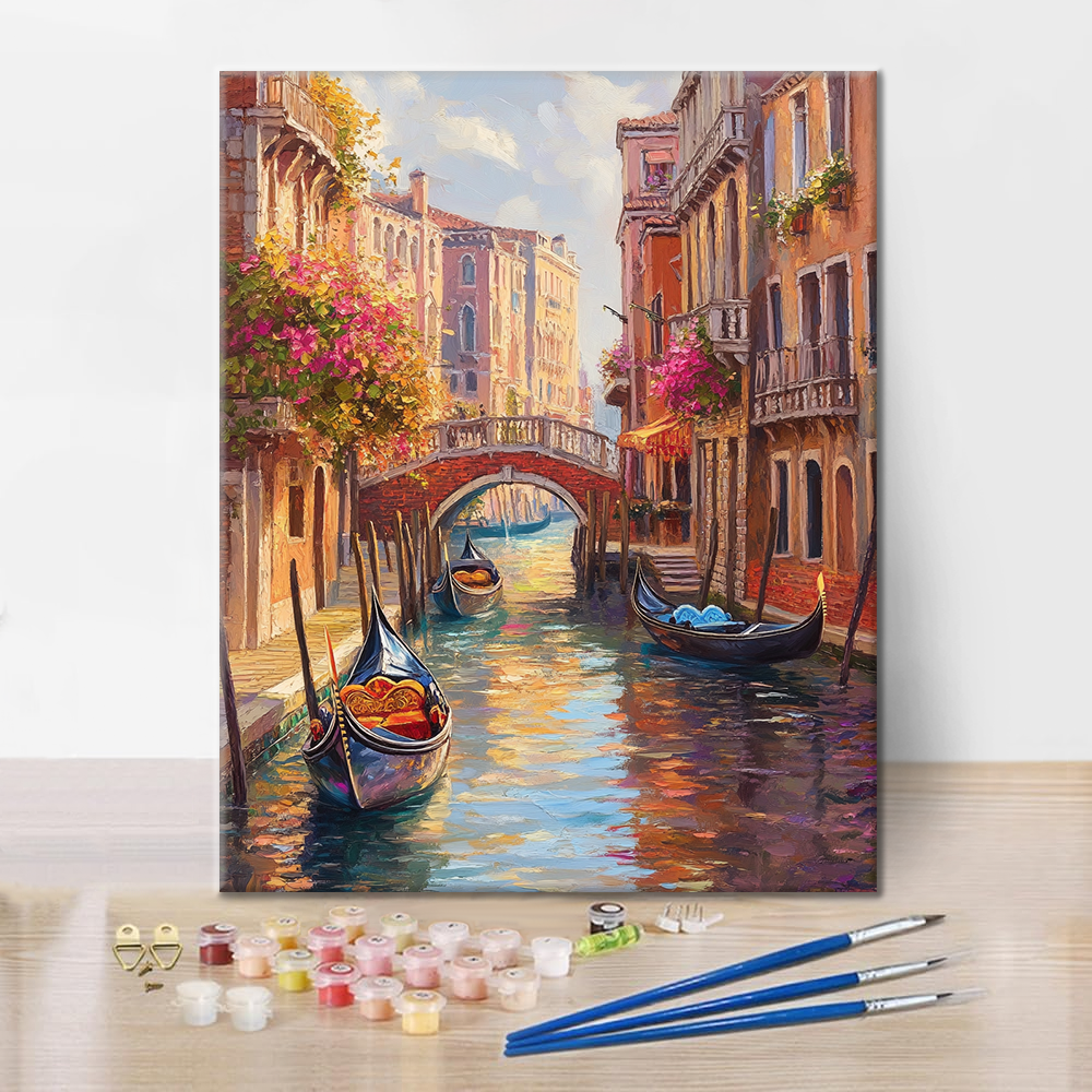 Venetian canals - Paint by Numbers