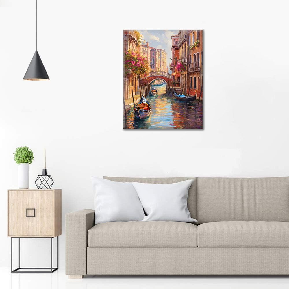 Venetian canals - Paint by Numbers