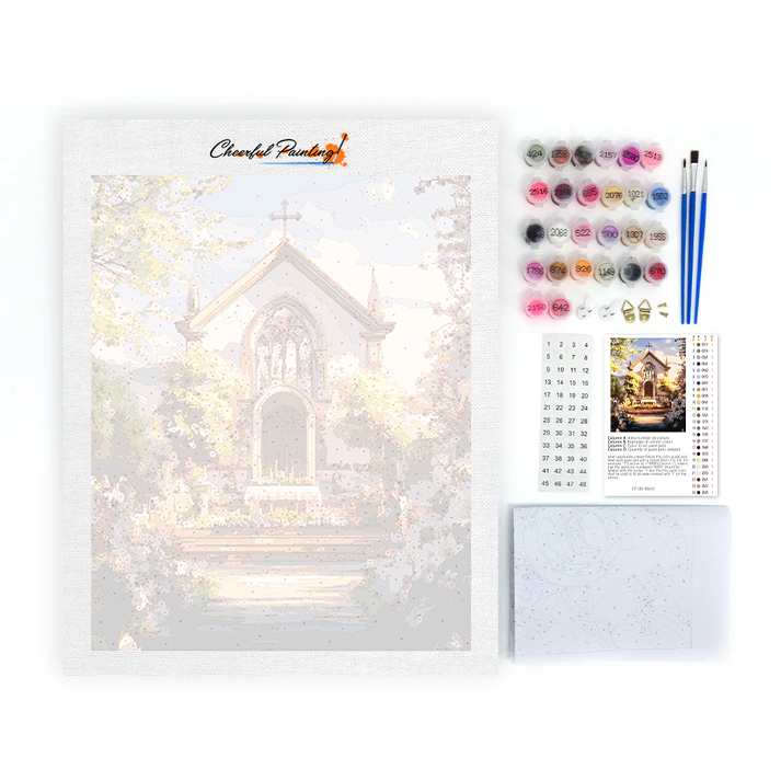 Easter Church - Paint by Numbers