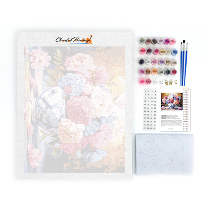 Peony Vase - Paint by Numbers