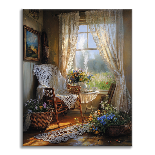 Sunlit Serenity - Paint by Numbers
