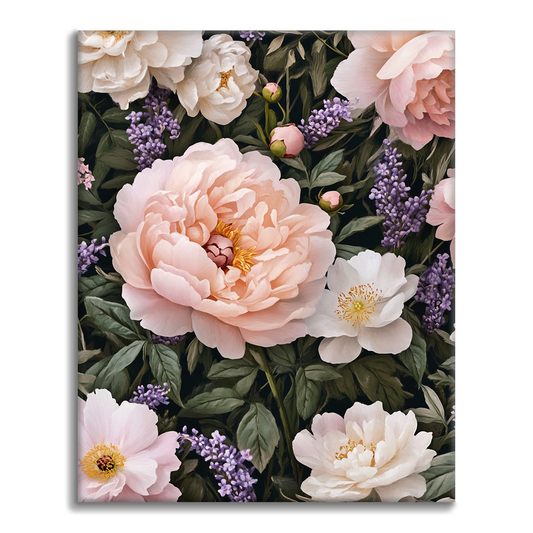 Floral Symphony - Paint by Numbers