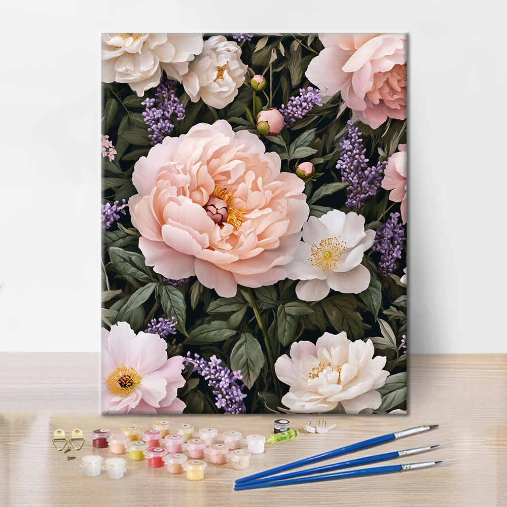 Floral Symphony - Paint by Numbers