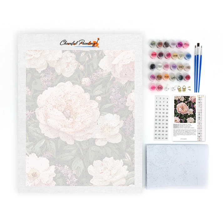 Floral Symphony - Paint by Numbers