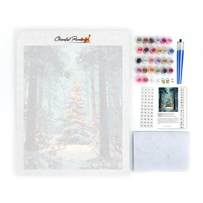 Christmas Forest - Paint by Numbers