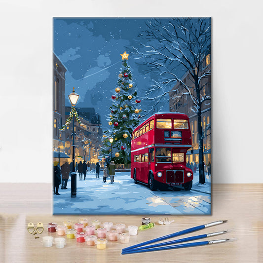 Christmas Ride - Paint by Numbers