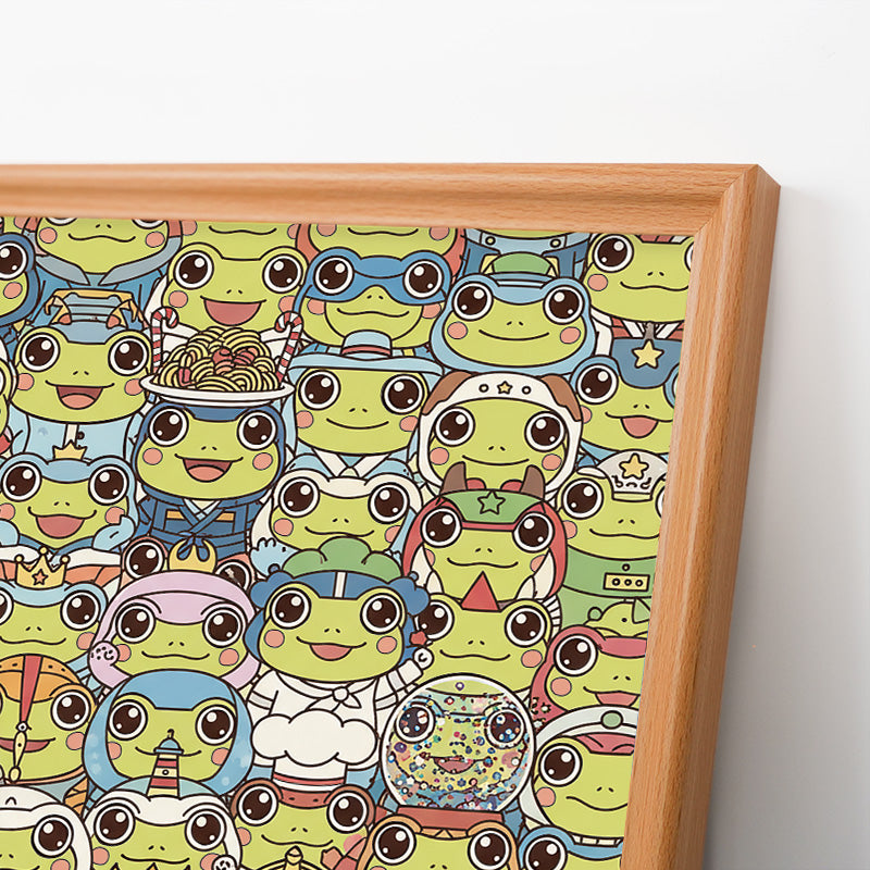 Frog - Wooden Coloring Puzzle