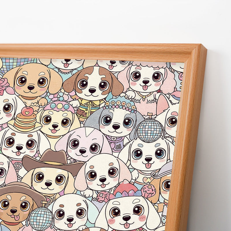 puppy - Wooden Coloring Puzzle