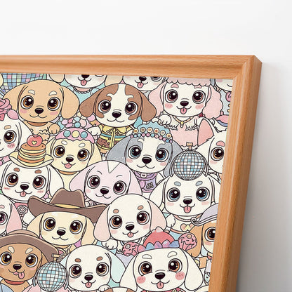 puppy - Wooden Coloring Puzzle